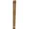 Ekena Millwork Traditional Slat Rough Sawn Bracket, Western Red Cedar, 4"W x 32"D x 44"H BKT04X32X44TRA06RWR - alternate 2